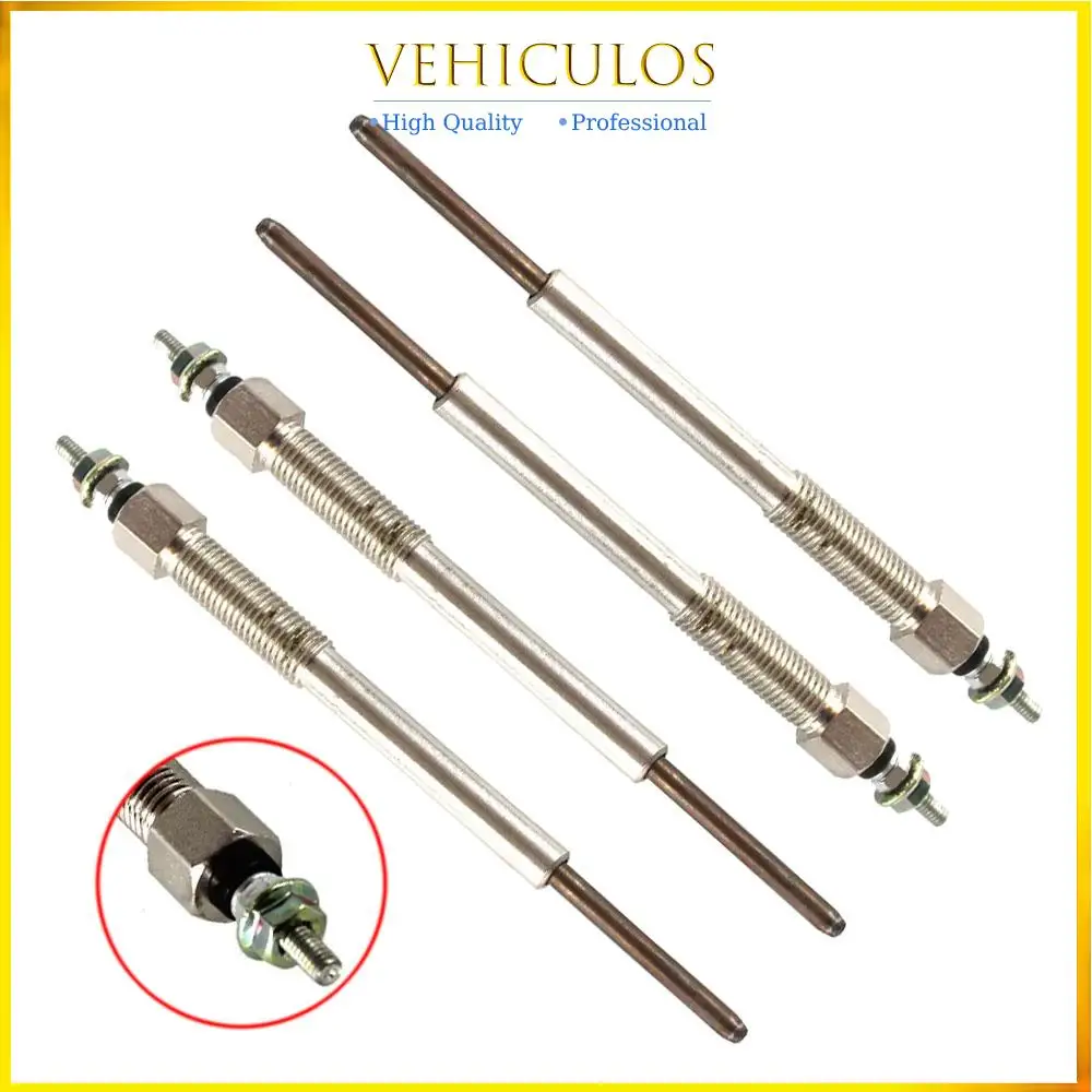 4pcs 8-97600-096-0 8-94390777-6 24v 4HK1 4HL1 4HJ1 Glow Plug for Chevrolet Isuzu NPR NQR NRR GMC 5.2L Diesel Excavator Parts