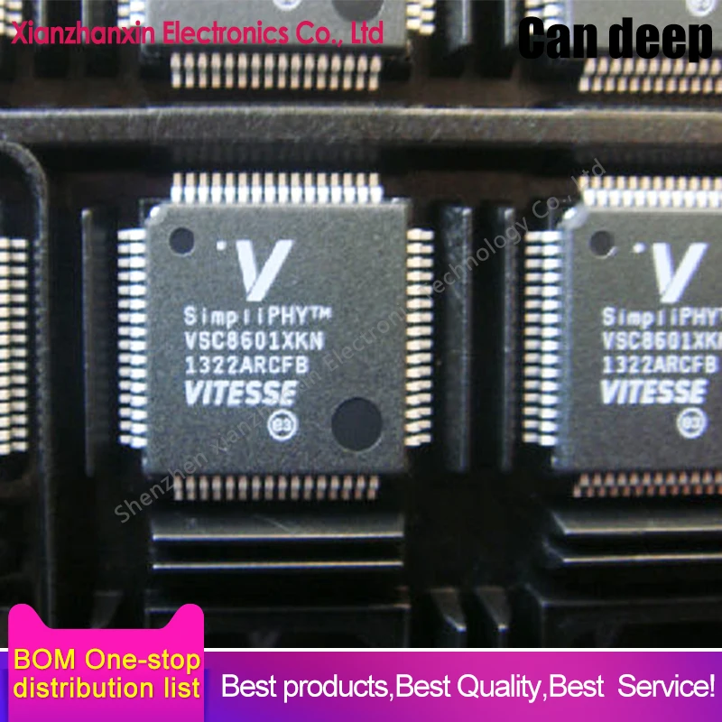 

1PCS/LOT VSC8601XKN VSC8601XK VSC8601 QFP64 Interface chip