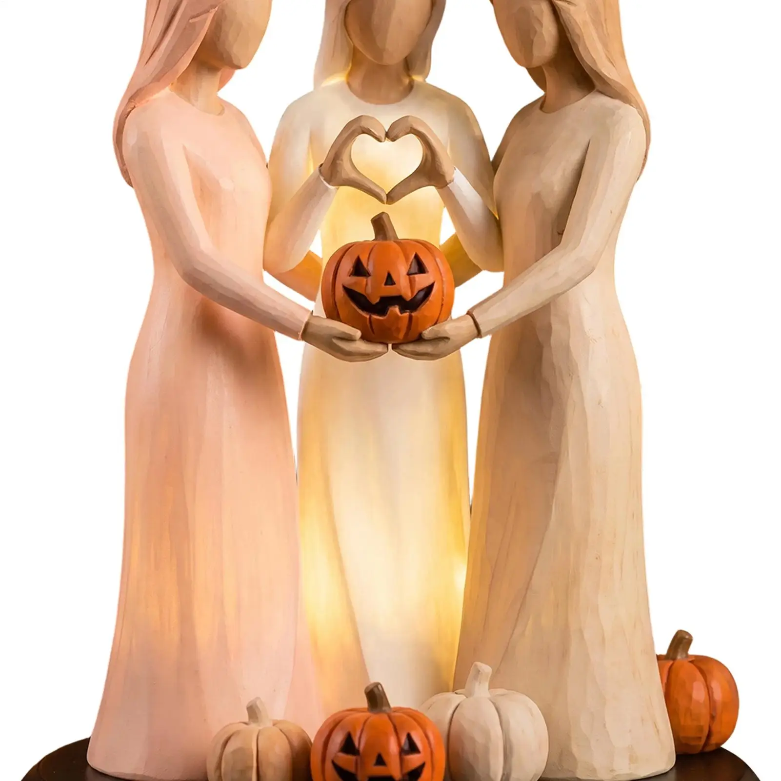 Sister Figurines Resin Spooky Abstract Art Friendship Fall Decor Three Sisters Figurine Fall Decor For Home Bedroom Living Room