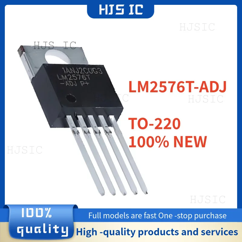 10PCS 100% NEW high-quality LM2576T-3.3 LM2576T-5.0 LM2576T-12 LM2576T-ADJ LM2576 TO-220-5 Voltage regulator IC chip