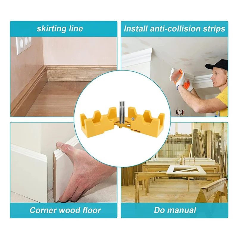 

L74A Измерительный режущий инструмент 2-в-1, режущий инструмент для измерения и распиловки углов для транспортира торцовочной пилы