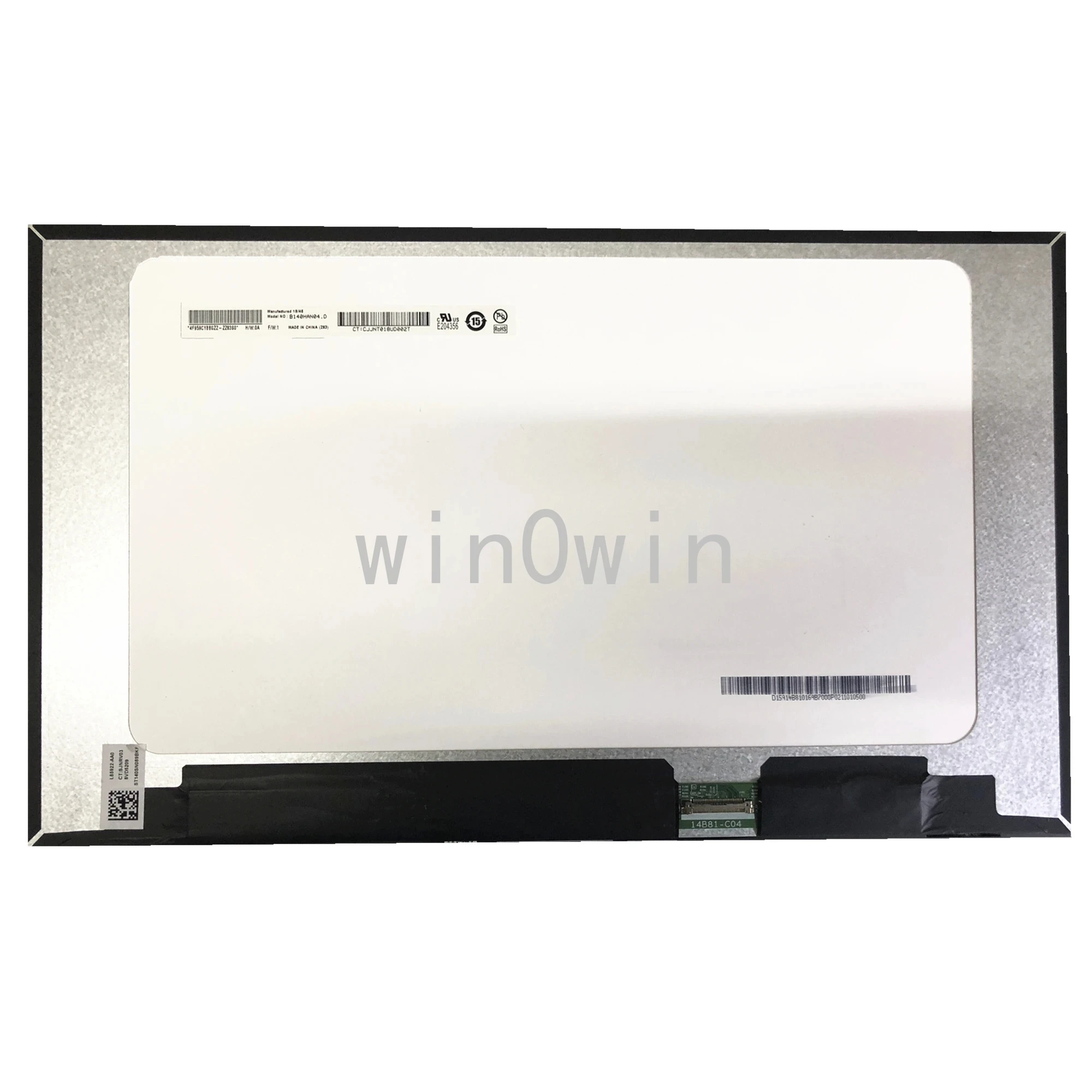 B140HAN04.D N140HCA-E5B B140HAN04.6 IPS EDP 30Pins Display Panel Matrix 1920x1080 14.0'' Laptop LCD Screen