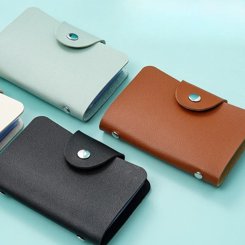 Anti-theft brush Anti-degaussing bank card bag Multi-card position ID card bag Card holder