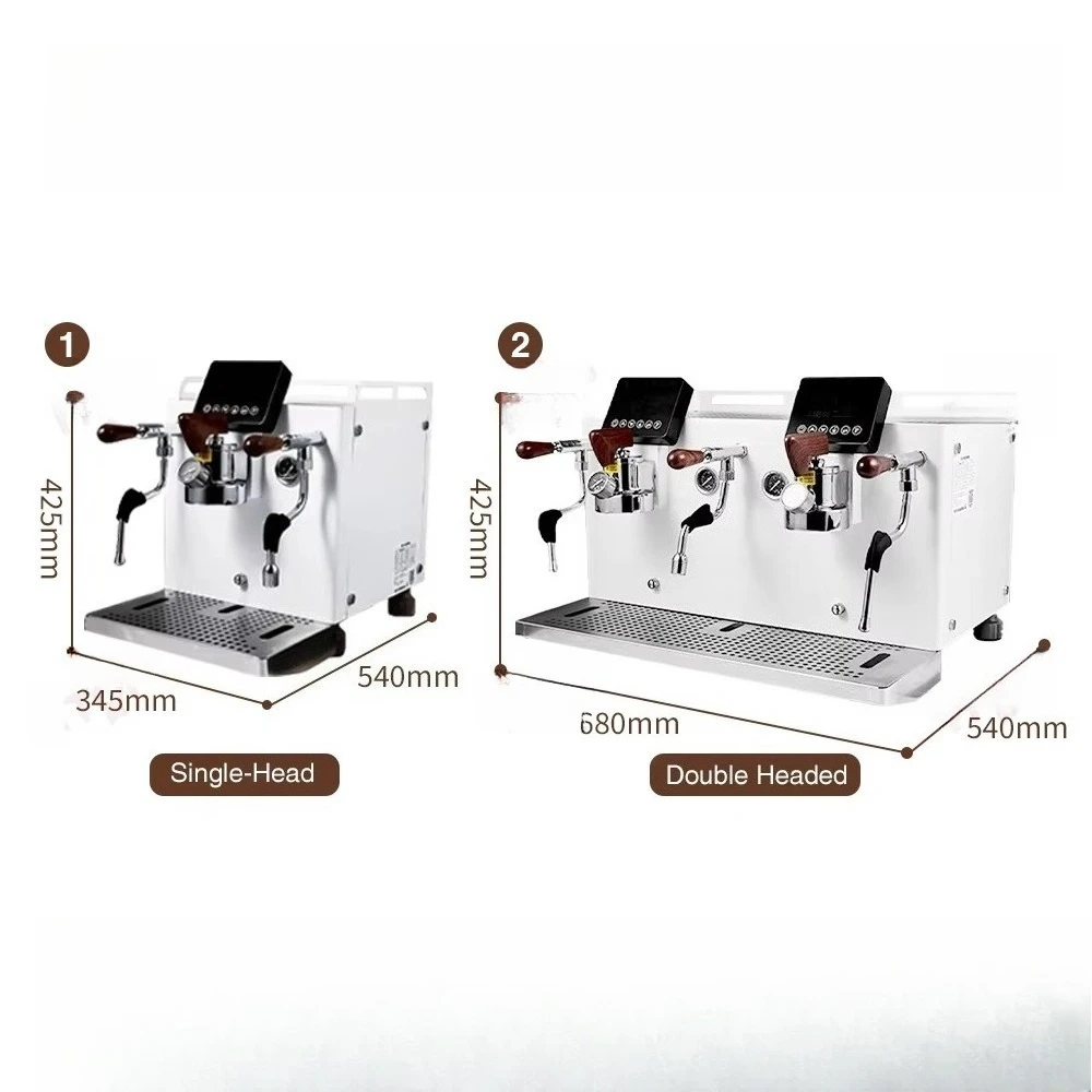 2024 Multi-Function Italian Stainless Steel Coffee Maker Commercial Electric Machine for Cafe Hotel & Car Use
