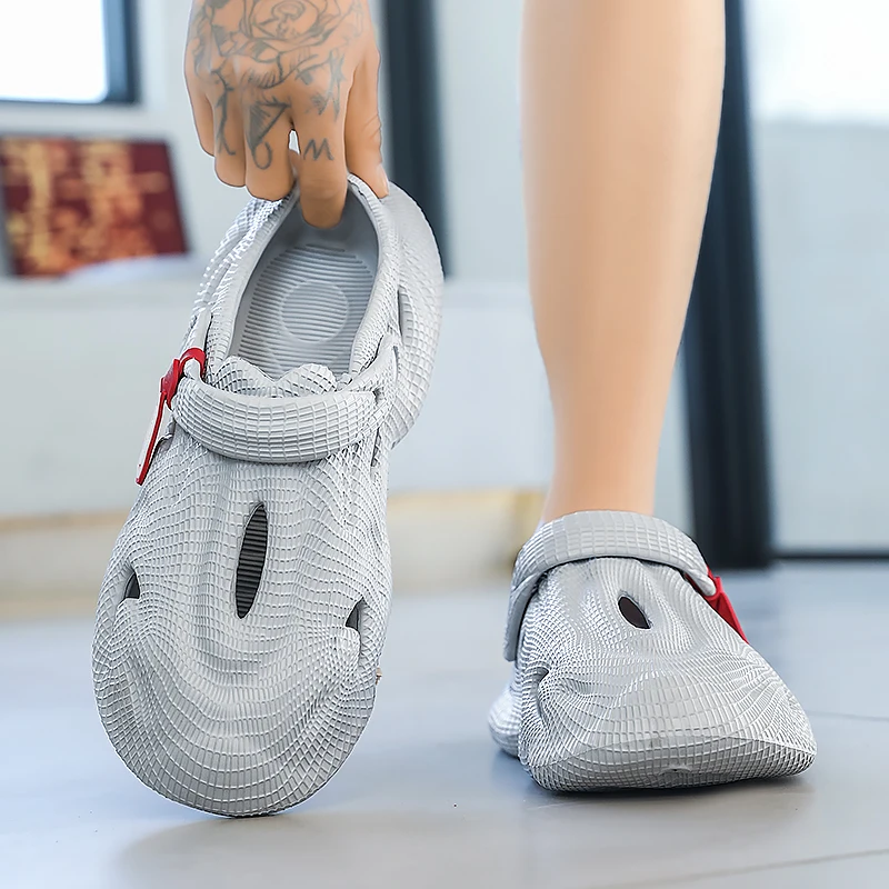Baotou Hausschuhe für Herren und Damen 2025 Neue Sommer Outdoor-Sandalen und -Hausschuhe Rutschfest Geruchshemmend Sport Strand Dual-Use – Detail 6