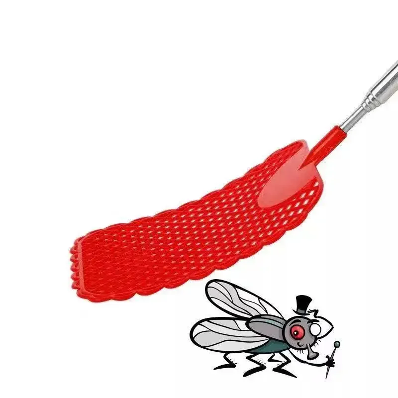 The Fly Swatter Is Retractable Extended Home and Thickened Mosquito Swatter Manual Multi-function Mosquito Repellent Racket