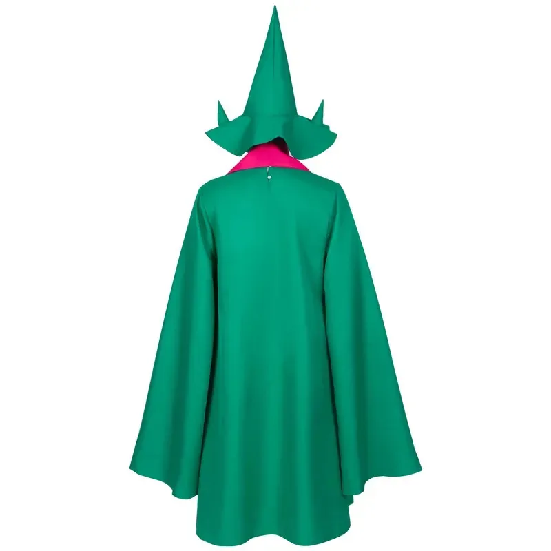 

XT8Undertale Ralsei Hoodie Cloak Top Deltarune Cosplay Cape Outfit With Hat Scarf Men's And Women's Halloween Costu@XT6！