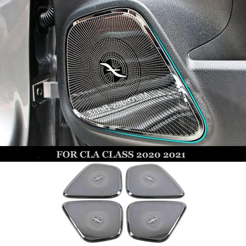 For Mercedes Benz CLA Class C118 2016 - 2020 2021 Car Accessories Car Door Dashboard Audio Speaker Roof Reading Lamp Cover Trim