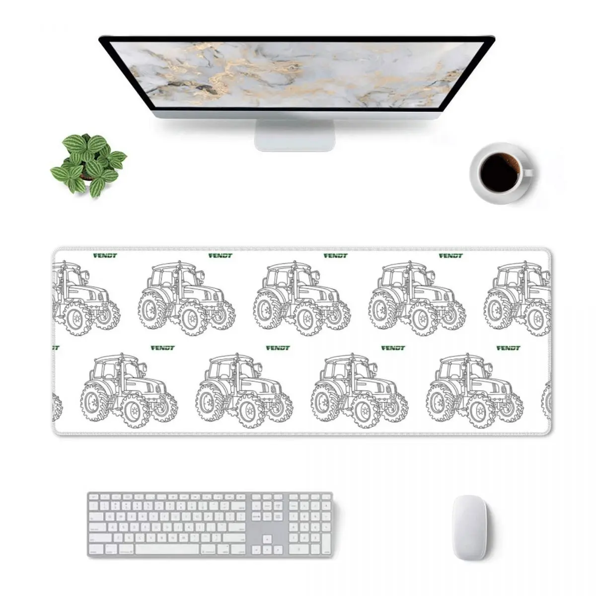 Large Mouse Pad Fendt Tractor Gamer PC Laptop Mats Keyboard Carpet Computer Gaming Office Accessories Desk Mat