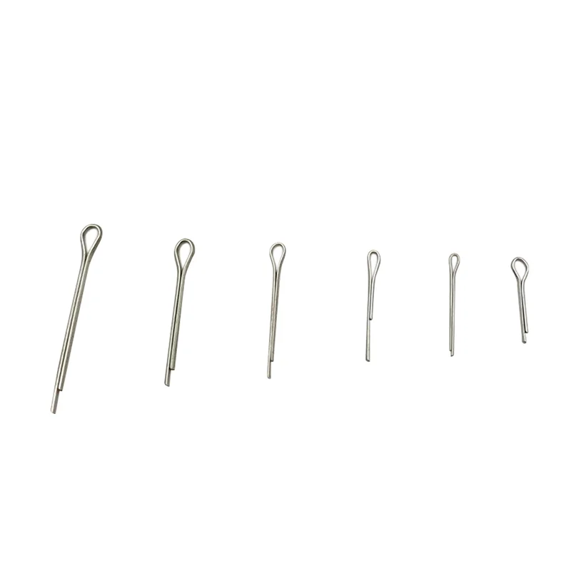 ABGR-525Pc SPLIT PINS Conjunto de fixações de contrapino Tamanhos variados Estojo rígido de aço zincado