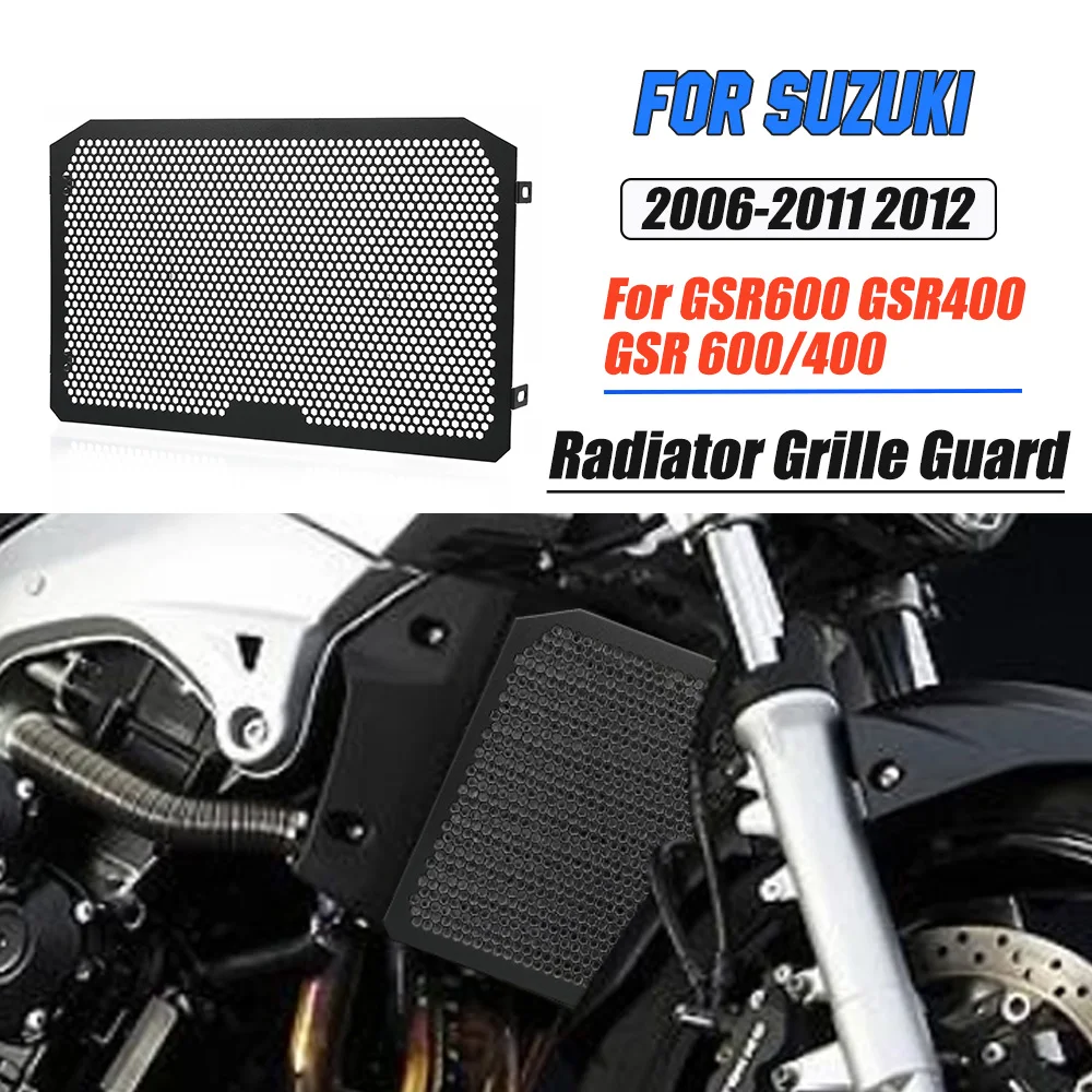 

Motocycle Radiator Grille Cover Water Tank Guard Protection For Suzuki GSR600 GSR400 GSR 600/400 2006 - 2008 2009 2010 2011 2012