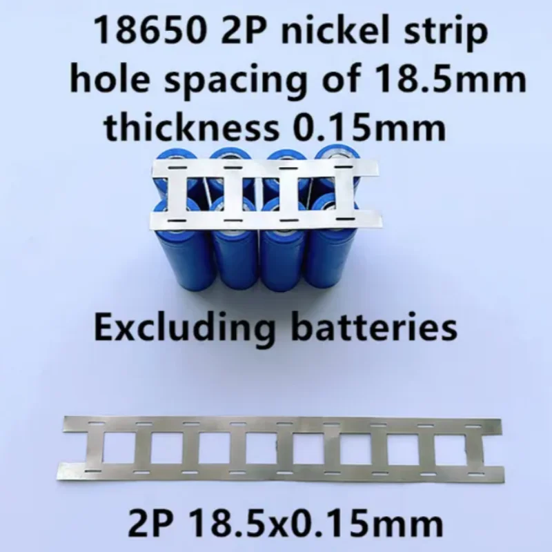 1 Rotolo 1m 18650 Batteria agli ioni di litio Piastra in lamiera di nichel Cintura in acciaio placcato in nichel Connettore Saldatrice a punti