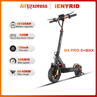 IENYRID M4 PRO S+ MAX E-Scooter 800W Motor 48V20Ah Lithium Battery Scooters Electric 10 Inch Off-road Tire Foldable E-Scooter