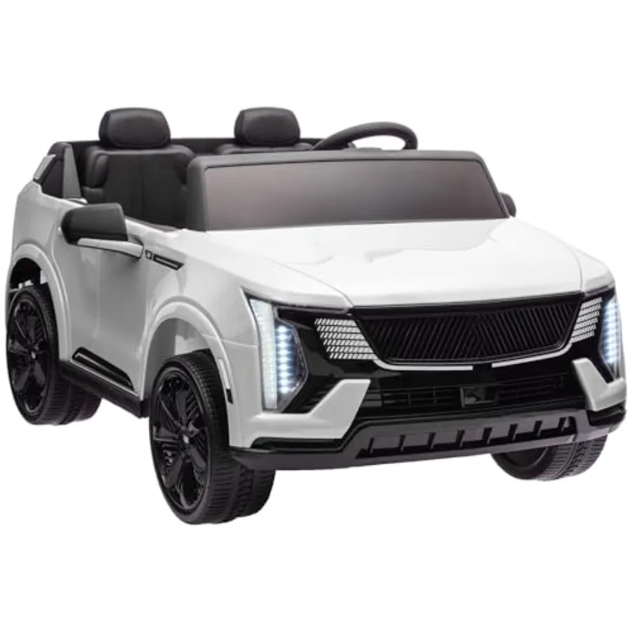 

2-Seater Ride on Truck 12V Cadillac Escalade IQ 2025 Licensed Electric Car with 10AH Big Battery Parent Remote Control 4 Spring