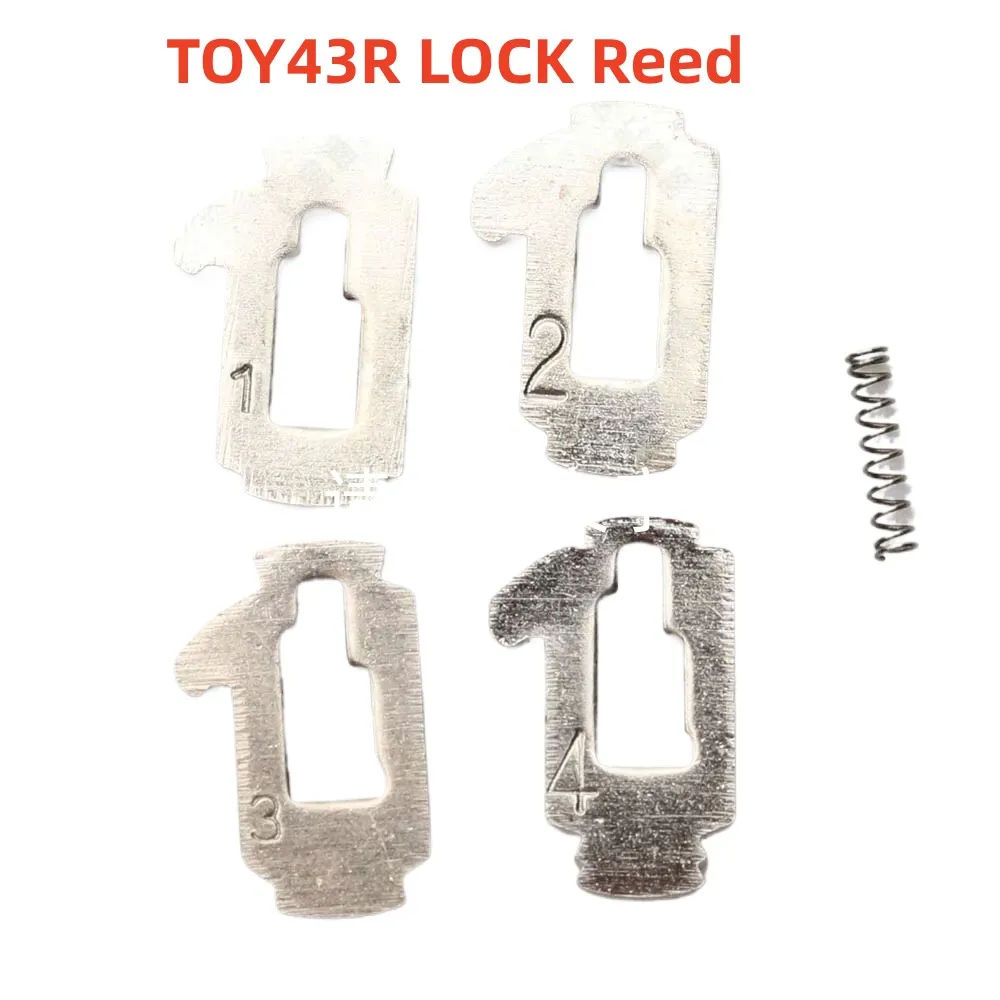 200PCS/box Lock Reed Lock Plate For TOY43R For Subaru exterior milling Car Lock Repair Accessories