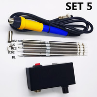 2025T12 soldering station electronic welding iron New DC Version Portable T12 Digital Iron no power adpater with 907 handle 605B