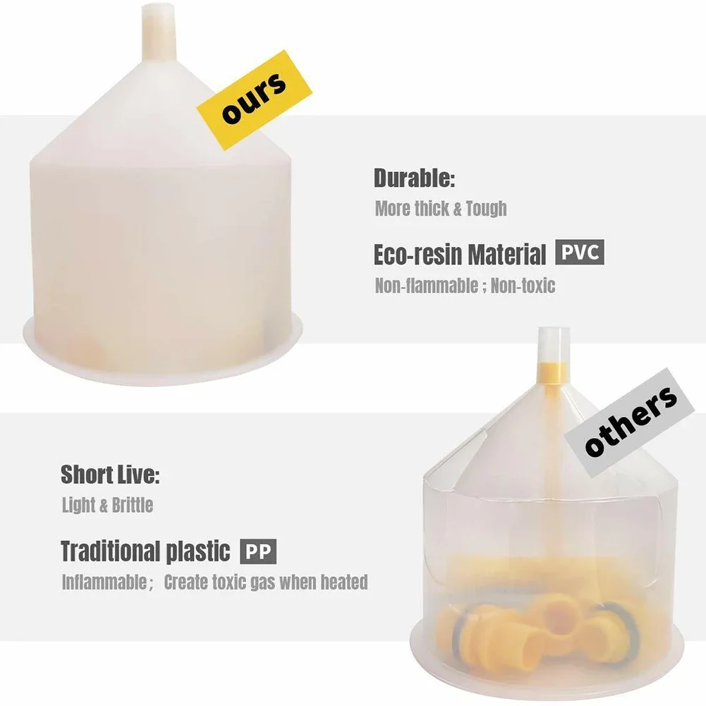 

15pcs With Valve Switch Brand New High Quality Hote Sale No-Spill Coolant Funnel Kit Car Coolant Funnel Kit Accessories