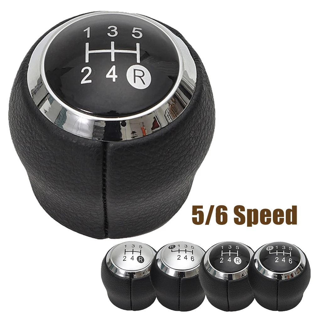 5/6 Speed Leather Car Gear Shift Knob Stick Lever Shifter Handball for Toyota Corolla 1.8MT/AVENSIS YARIS D4D URBAN RAV4 CRUISER