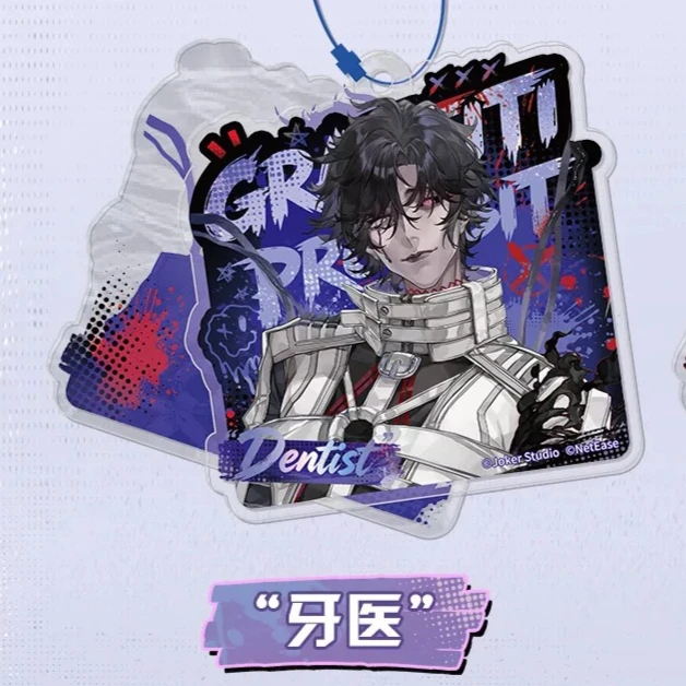 Identity V Cheerleader Prisoner The Dentist Escapologist Cosplay Anime Acrylic Pendant Keychain Hanging Drop Game Official Gifts