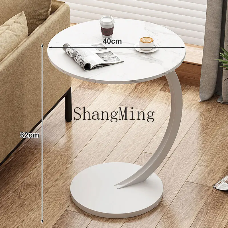 

ZYY coffee table household shelves small apartment living room sofa table bedroom bedside mobile bedside table