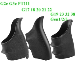 Tactical Grip for Taurus G2c G3c PT111 Rubber Cover G19 23 38 Rubber Grip Sleeve For G17 18 20 21 22 31 Hunting KS0076