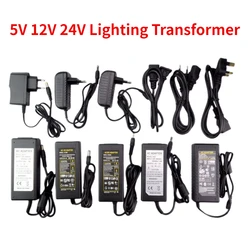 Trasformatore di illuminazione 5V 12V 24V AC 110V 220V a 12V Alimentatore 1A 2A 3A 5A 6A 8A 10A Driver LED 10W 60W 100W 120W Trasformatore