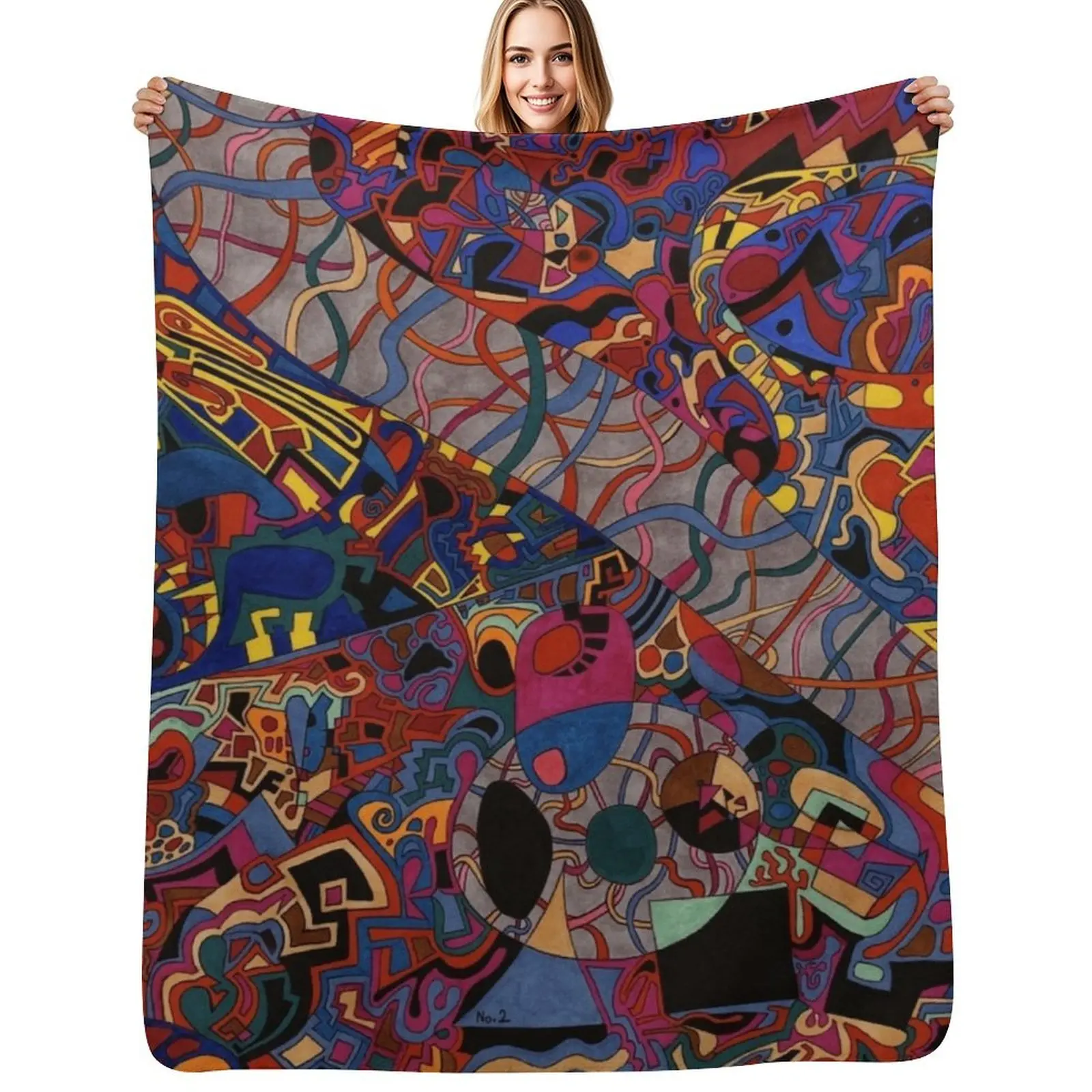 

#2 rift - abstract designs Throw Blanket Softest blankets ands Beautifuls Soft Plaid Blankets