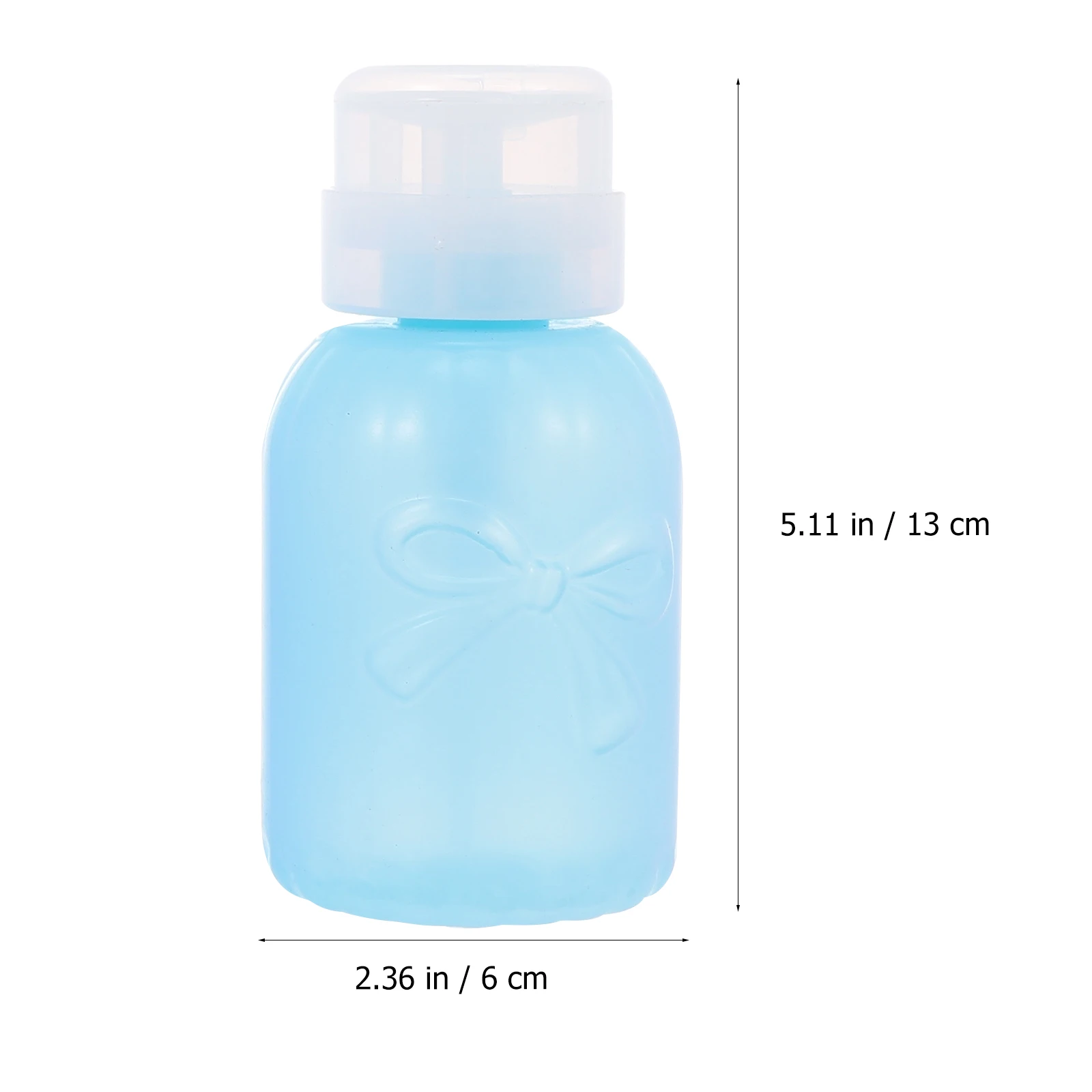 

4 pcs Butterfly Strap Press Durable Leak-Proof Travel Storage Containers Reusable Empty Plastic Sub Bottles For Nail Remover