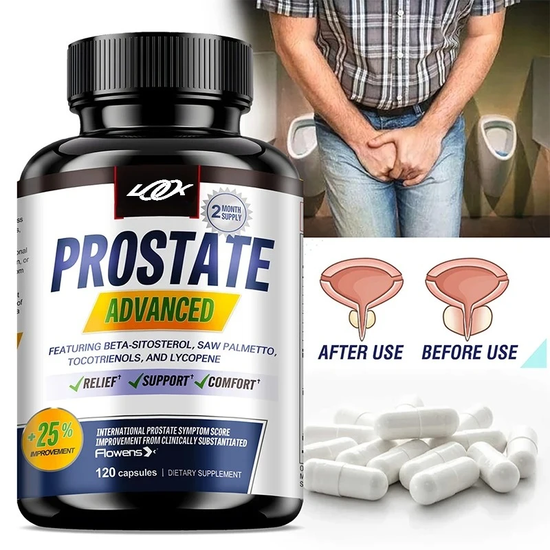 

Prostate Capsules - Relieves Frequent Urination, Relieve Bladder, Supports Prostate and Urinary Tract Health