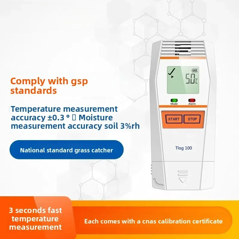 TLOG Bluetooth Temperature Humidity Data Logger With Calibration Certificate For Ultra Low Temperature Hospital Lab Use