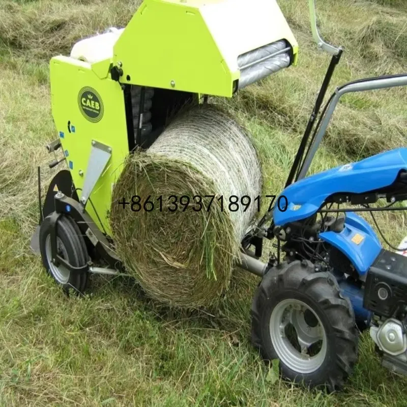 2026 Agriculture Machinery Customized Mini Round Baler Hay Straw Round Net Baler MRB0850 Round Baler for Sale