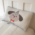 Hat dog pillowcase