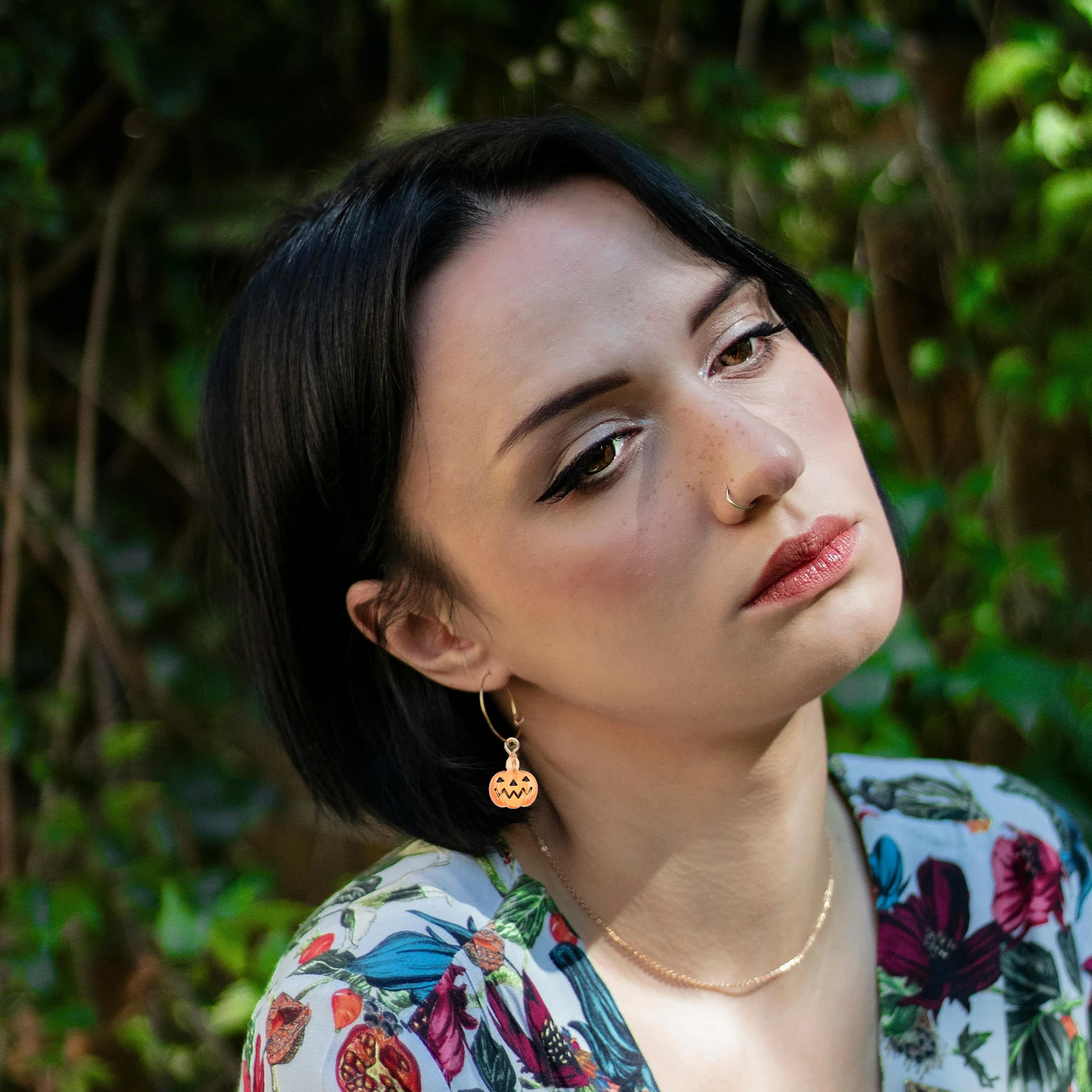 

2Pcs Pumpkin Charms Halloween DIY Jewelry Making Pendants Lightweight Durable Earrings Necklace Bracelet Accessories