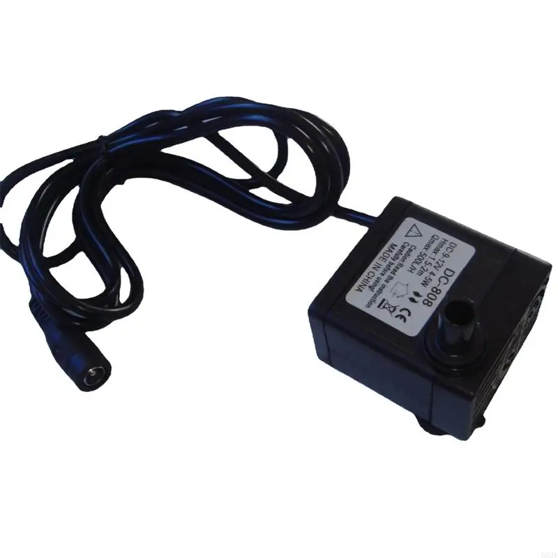 

652F Ultra-quiet Mini Brushless for DC Water Pump 9-12V Submersible Fountain Aquarium Circulating Aquarium Solar Water Pump