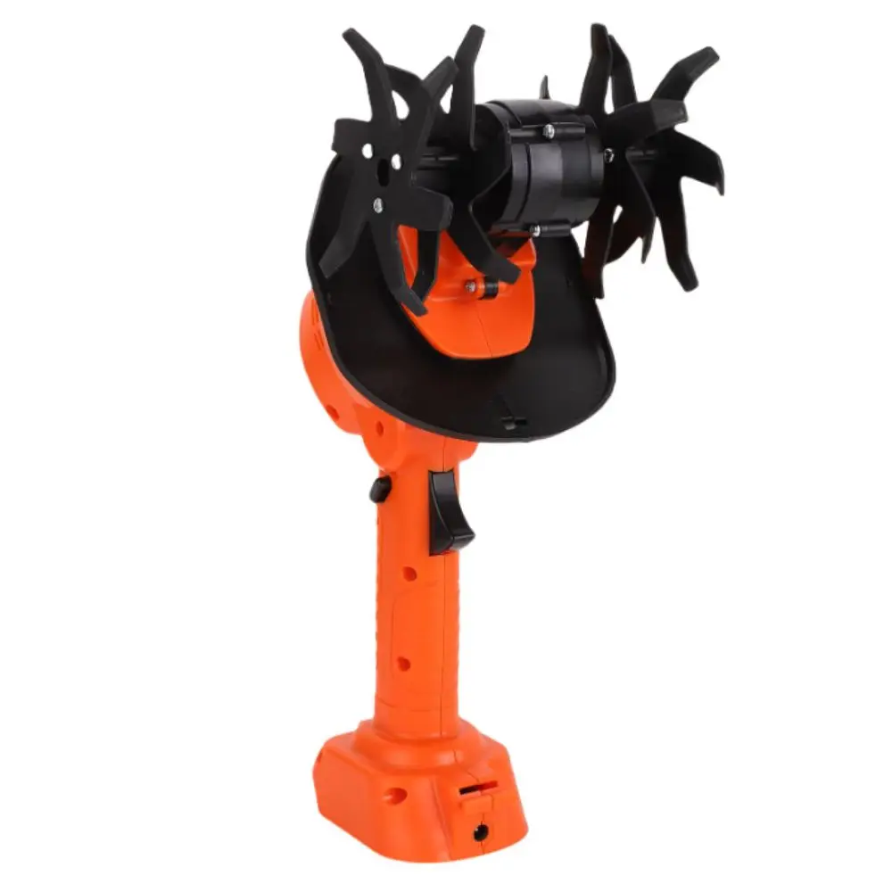 Battery Powered Electric Tiller Portable Design Handheld Style Handheld Garden Cultivator Soil Loosening Electric Rotary