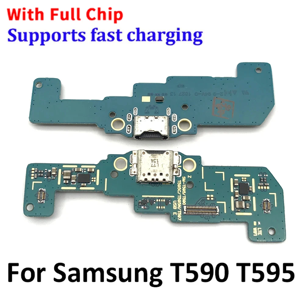 NEW Tested Dock Connector Micro USB Charger Port Socket Board Flex Cable For Samsung Tab A SM-T590 T595 T597 Fast Charging