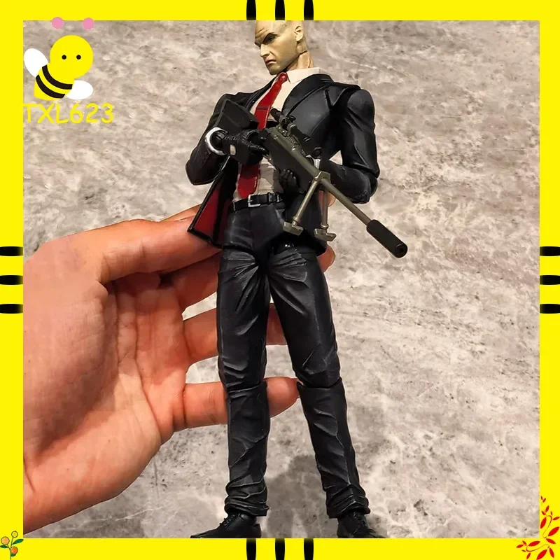Nouveau jeu Arts Hitman Codename 47 Figurine d'action Pa Agent 47 Figurine Pvc modèle poupée 23 cm articulations figurine mobile modèle en boîte