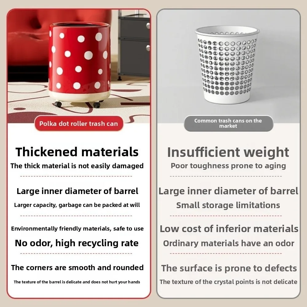 

Высококачественный двухслойный мусорный бак, подвижный мусорный бак большой емкости, легкий роскошный стильный мусорный чехол для гостиной