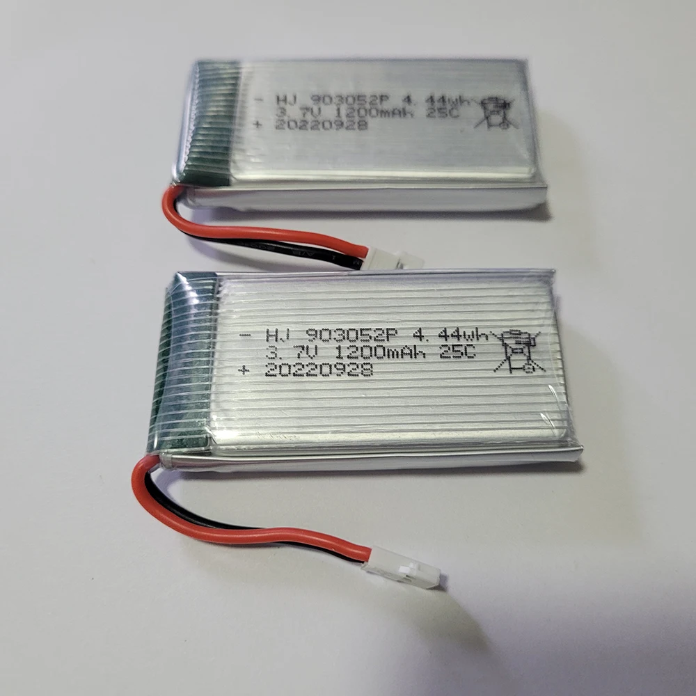 2PCS 3.7V 1200MAh แบตเตอรี่ Lipo สำหรับ SYMA X5SC X5SW X5SW-1โดรนอาร์ซีอัพเกรด Quadcopter เปลี่ยนแบตเตอรี่อุปกรณ์เสริม