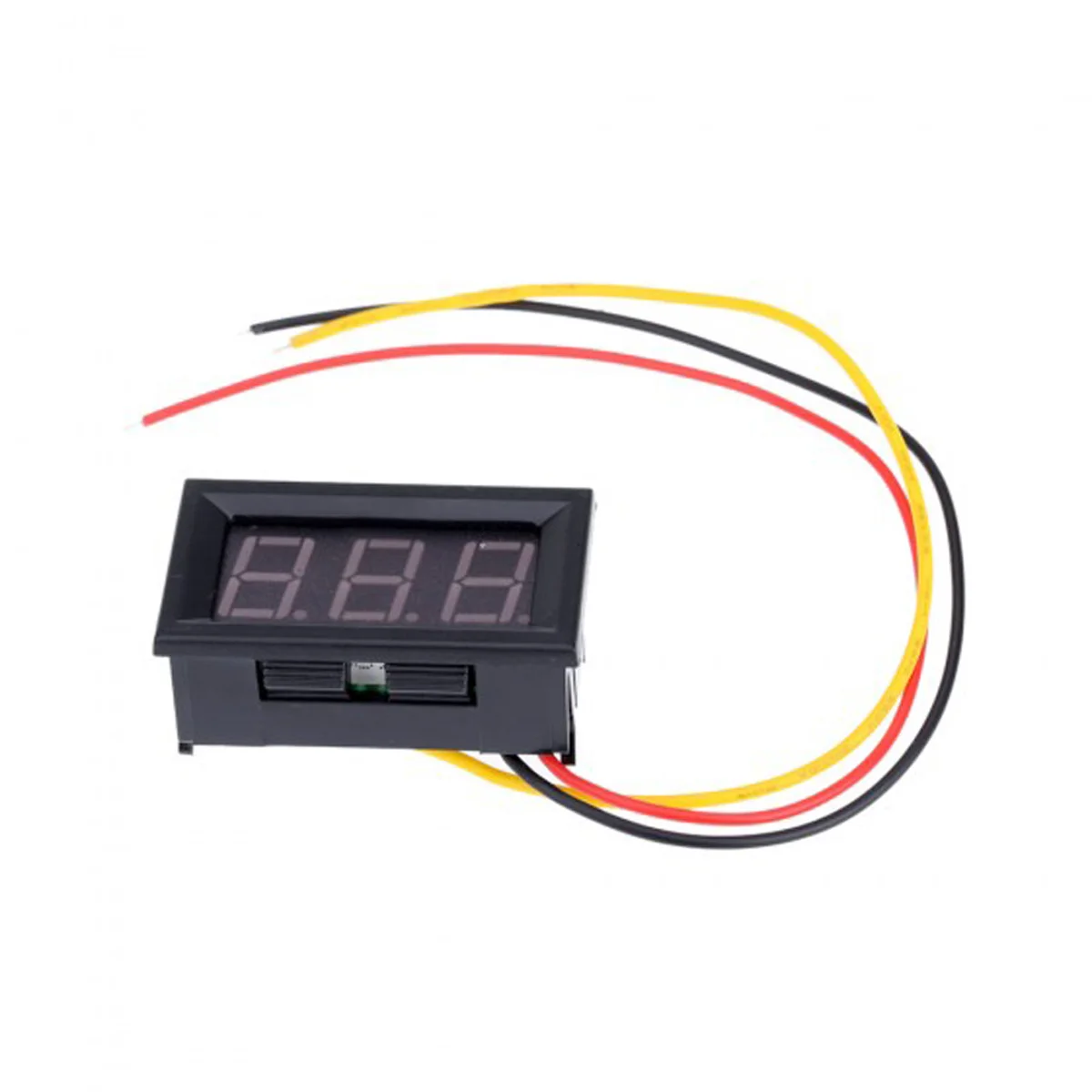 

0-99.9V Three Wire Dc Voltmeter LCD Digital Display Anti-Protection Low Starting Voltage 27V Red 27V Green 30V Blue