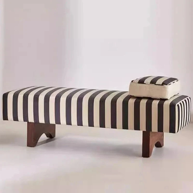 

Большой декоративный деревянный пуфик в скандинавском стиле для отдыха, уникальная мебель в постмодернистском стиле
