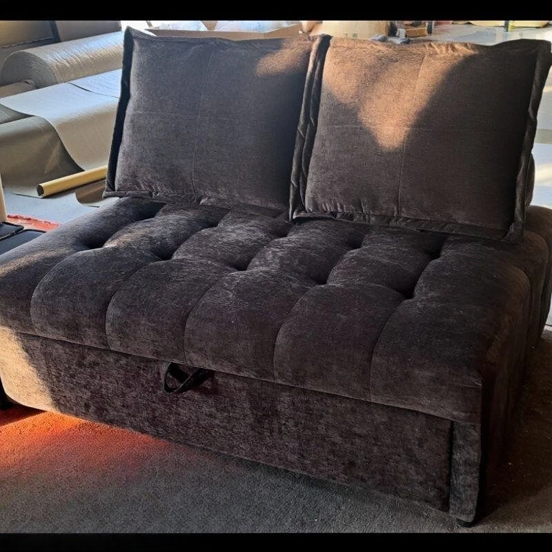 

Household living room two-in-one pull-out puff sofa bed small apartment folding dual-purpose multi-functional module combination