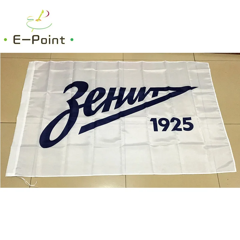 FC Zenit St Petersburg Flag 2x3ft (60x90cm) 3x5ft (90x150cm) Decoration Banner for Home and Garden