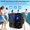 MP5 マリンラジオステレオスクエアボートスピーカー FM AM アンテナ防水 IPX5 Bluetooth マルチメディアプレーヤー RV ATV UTV SPA RZR 用 5