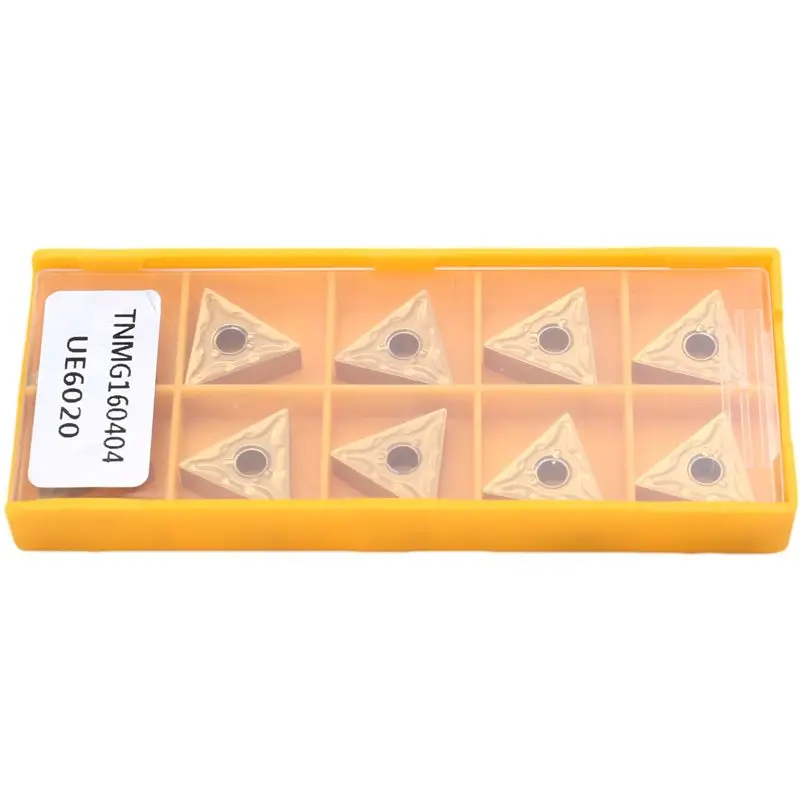

Новые 10 шт. TNMG160404-MA UE6020 30 ° Наружный токарный инструмент для станков с ЧПУ, резцы, металлические лезвия