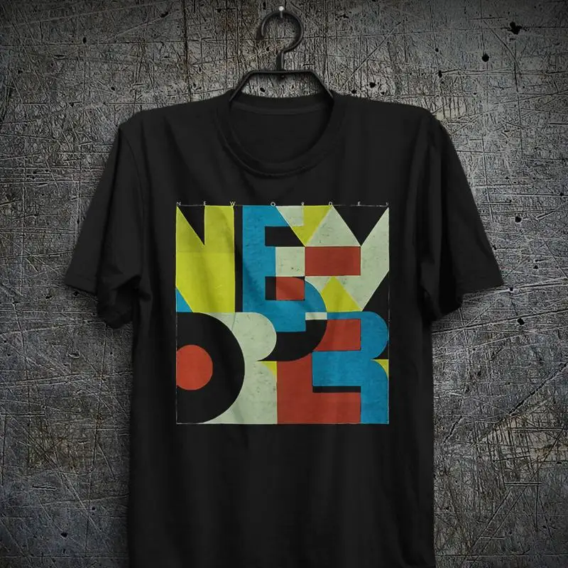 New Order Rock Band Retro T Shirt Drummer Stephen Morris Tour Guitar Album