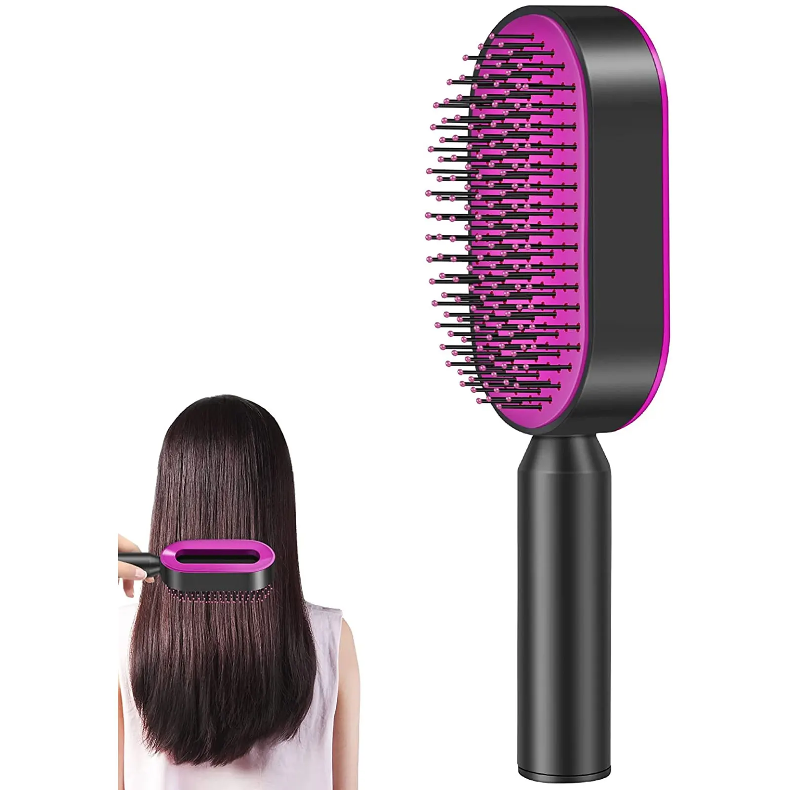 

Portable 3D Air Cushion Massager Combs Curly Comb Self Cleaning Hair Brush Hairdressing Brush For Women Men Salon Styling Tools