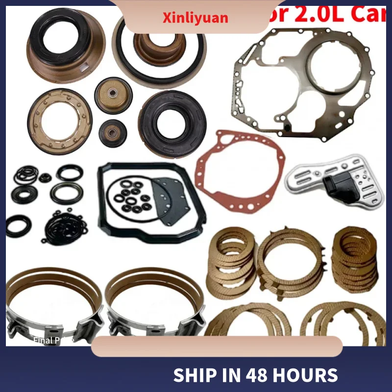 Automatic Transmission Rebuild Kit for DPO DP0 AL4 Models, TRANSPEED Brand with Clutch Friction Steel Plate, Piston and Filter