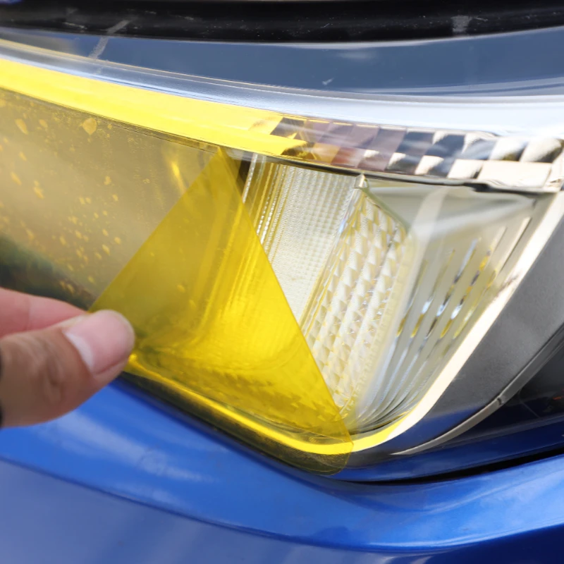 

Gao Ruying For Subaru WRX 2022-2025 PVC Yellow Car Headlight Sticker Protector Film Car Accessories