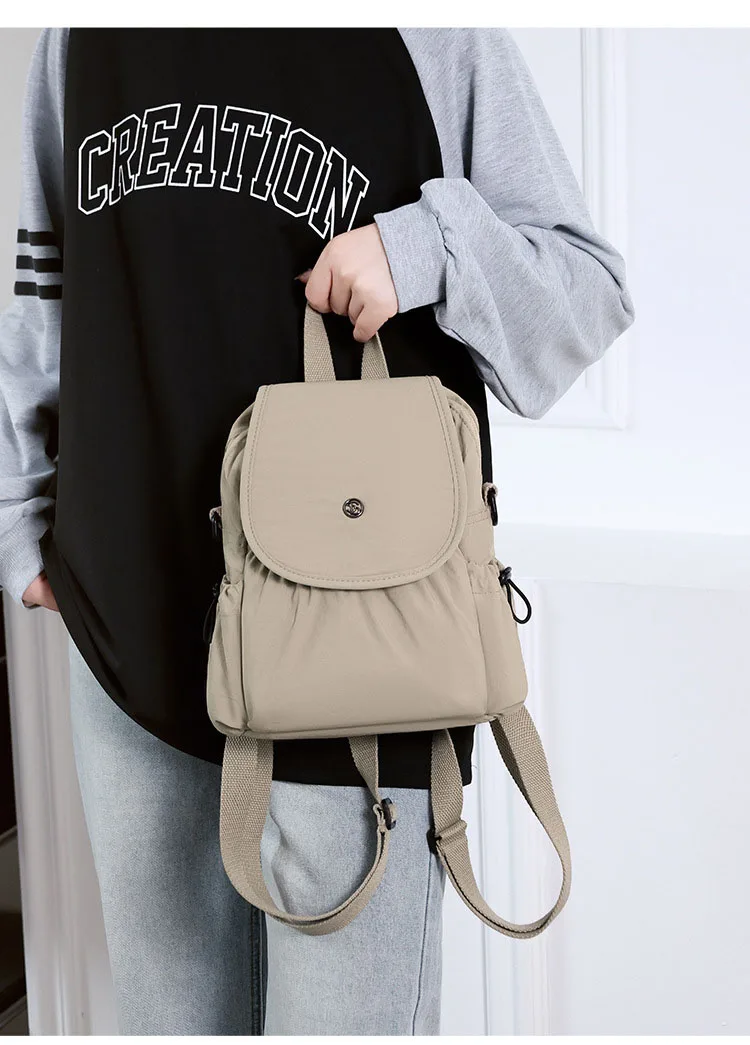 Women Backpacks Waterproof Multi-Pocket Nylon School Backpacks for Student Female Girls Laptop Book Pack Mochilas